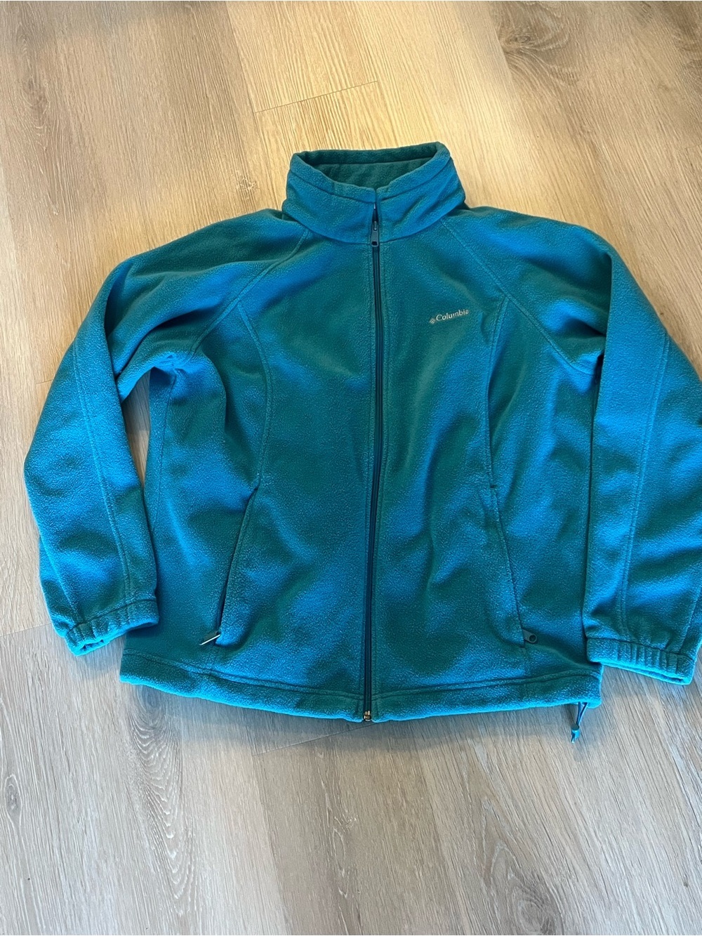 Columbia Teal Full-Zip Fleece Jacket - Women's